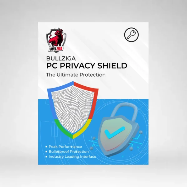 BullZIGA Privacy shield Software for Windows 1 Year | 3 Device
